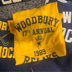 Vintage high school sweatshirts and t shirt from the 1980s